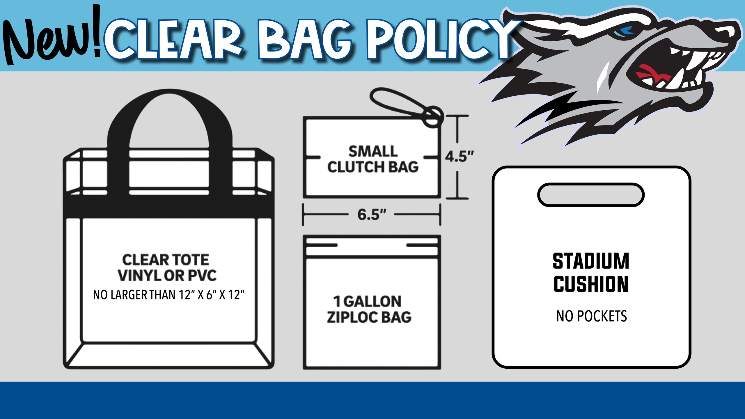 Co-Lin Athletics to implement clear bag policy beginning Fall 2025