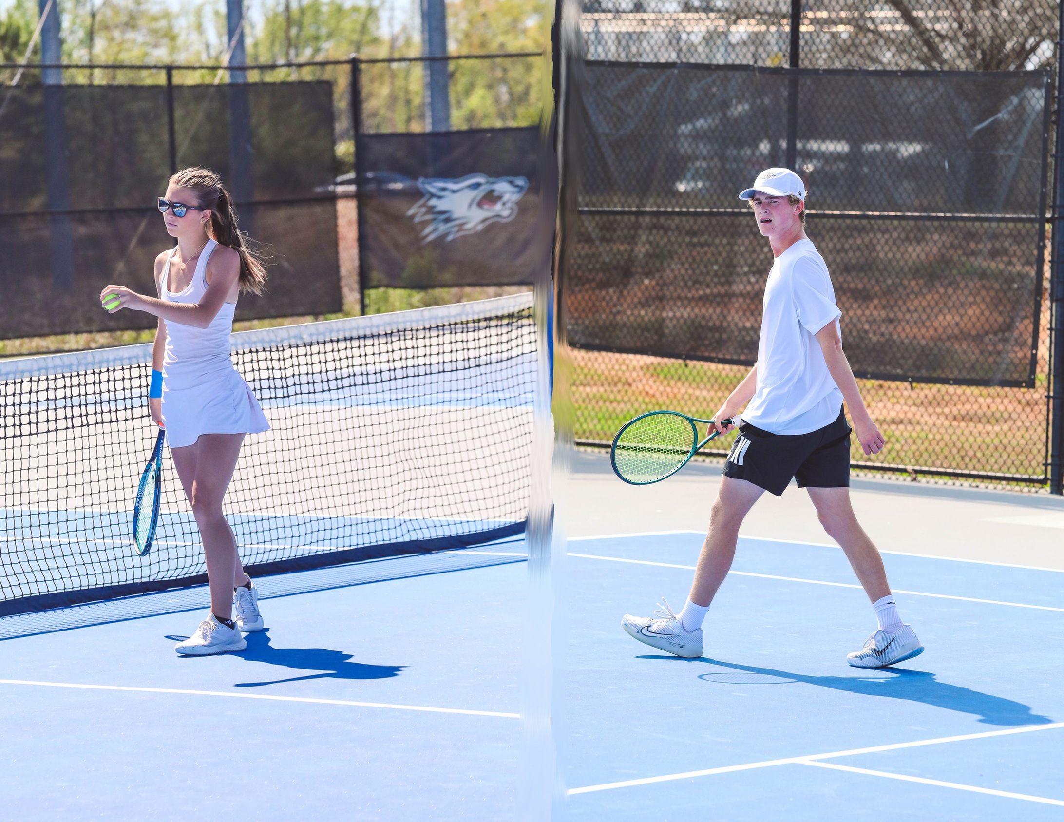 Tennis Wins Both Matches Against Hinds