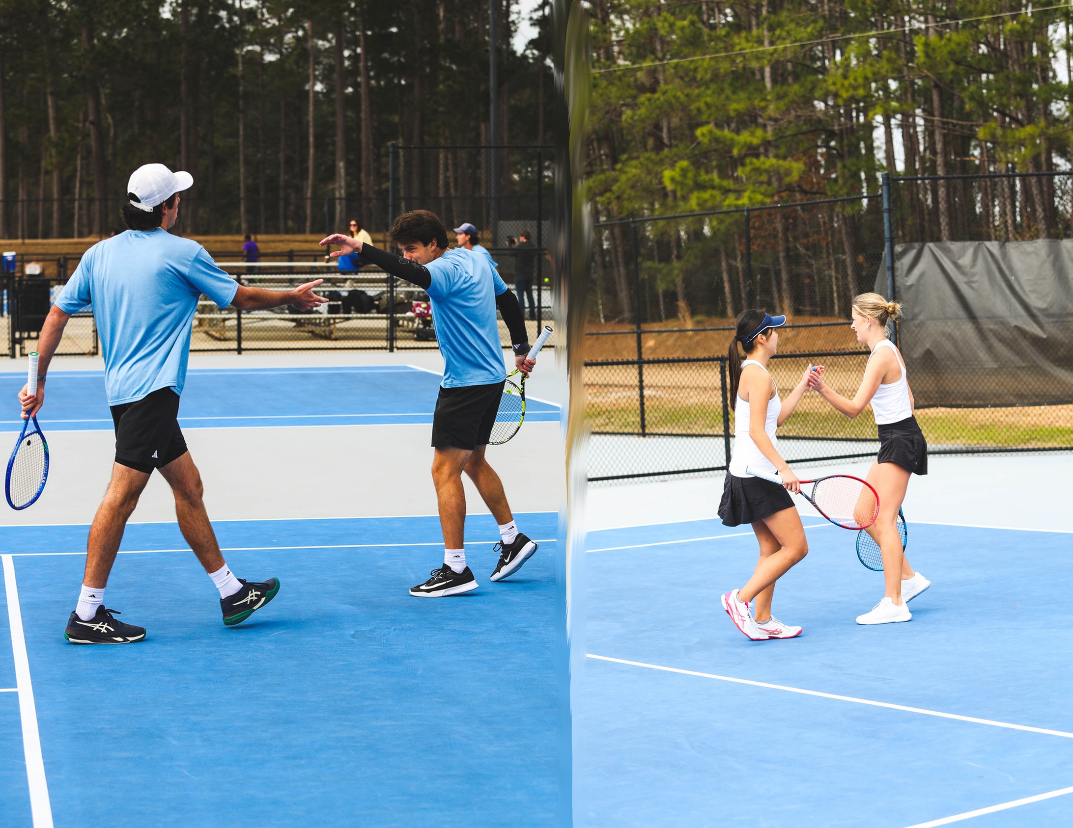 Tennis Sweeps East Central in Conference Opener